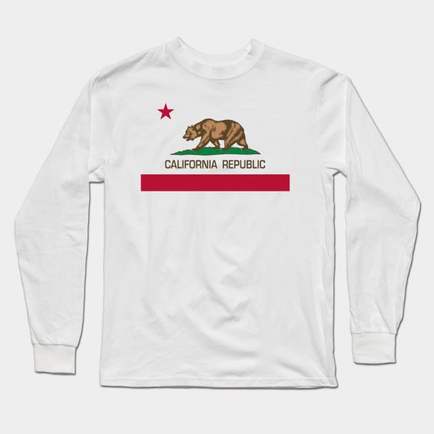 California Republic Bear Long Sleeve T-Shirt by Sterling